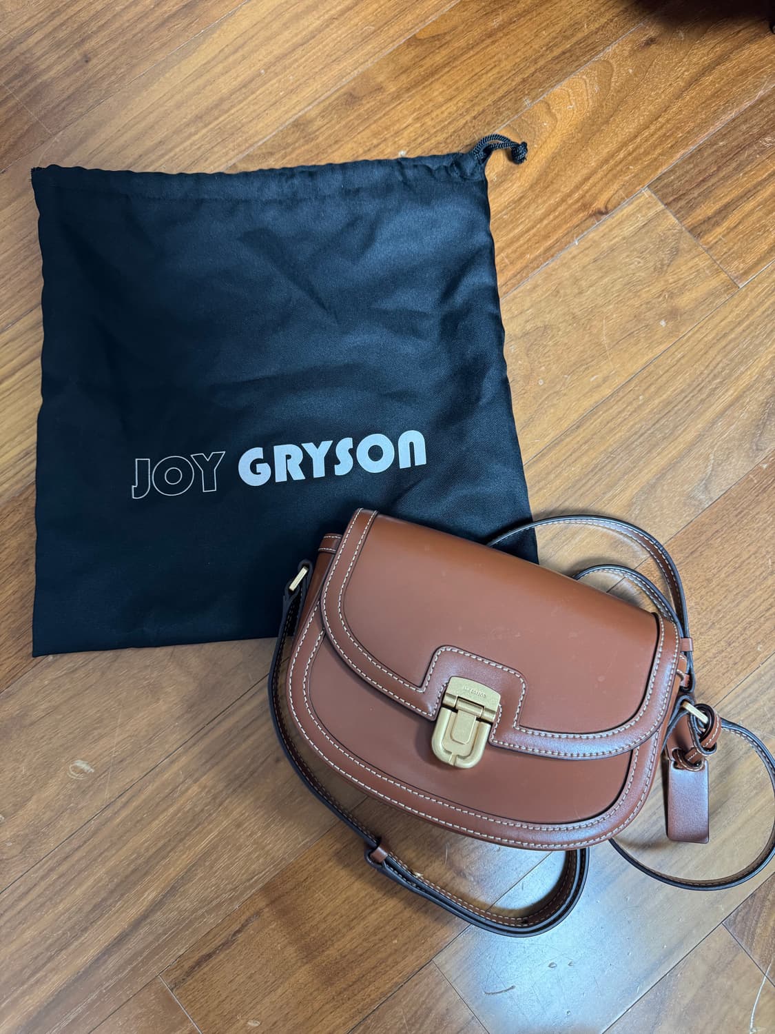 조이그라이슨 세렌디피티 브라운 가죽 크로스백 상품이미지2