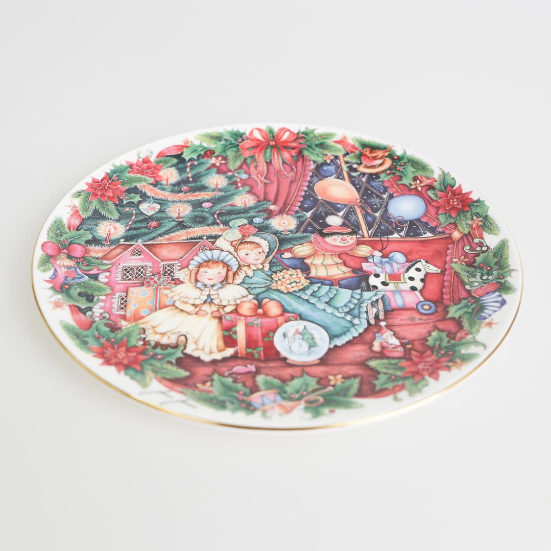1994 Vintage Royal Doulton 'Home For Christmas' Plate - SLOWBOWLS 상품이미지2