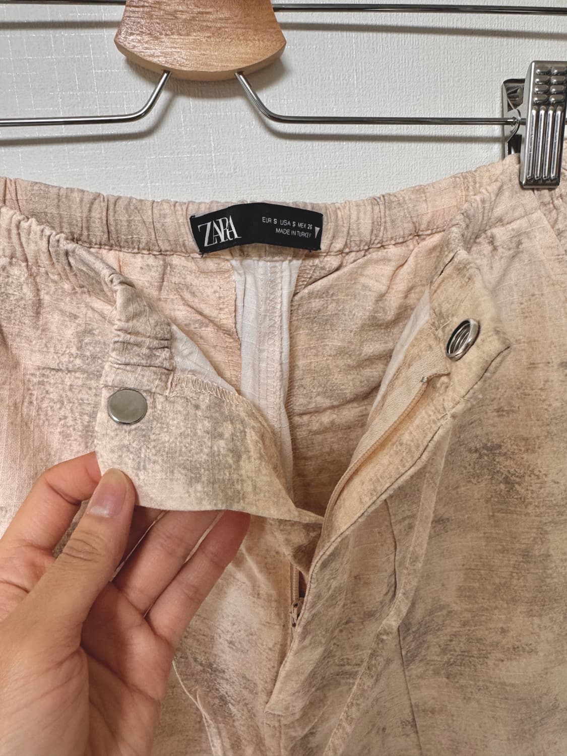 ZARA 자라 프린팅 카고 팬츠 상품이미지4