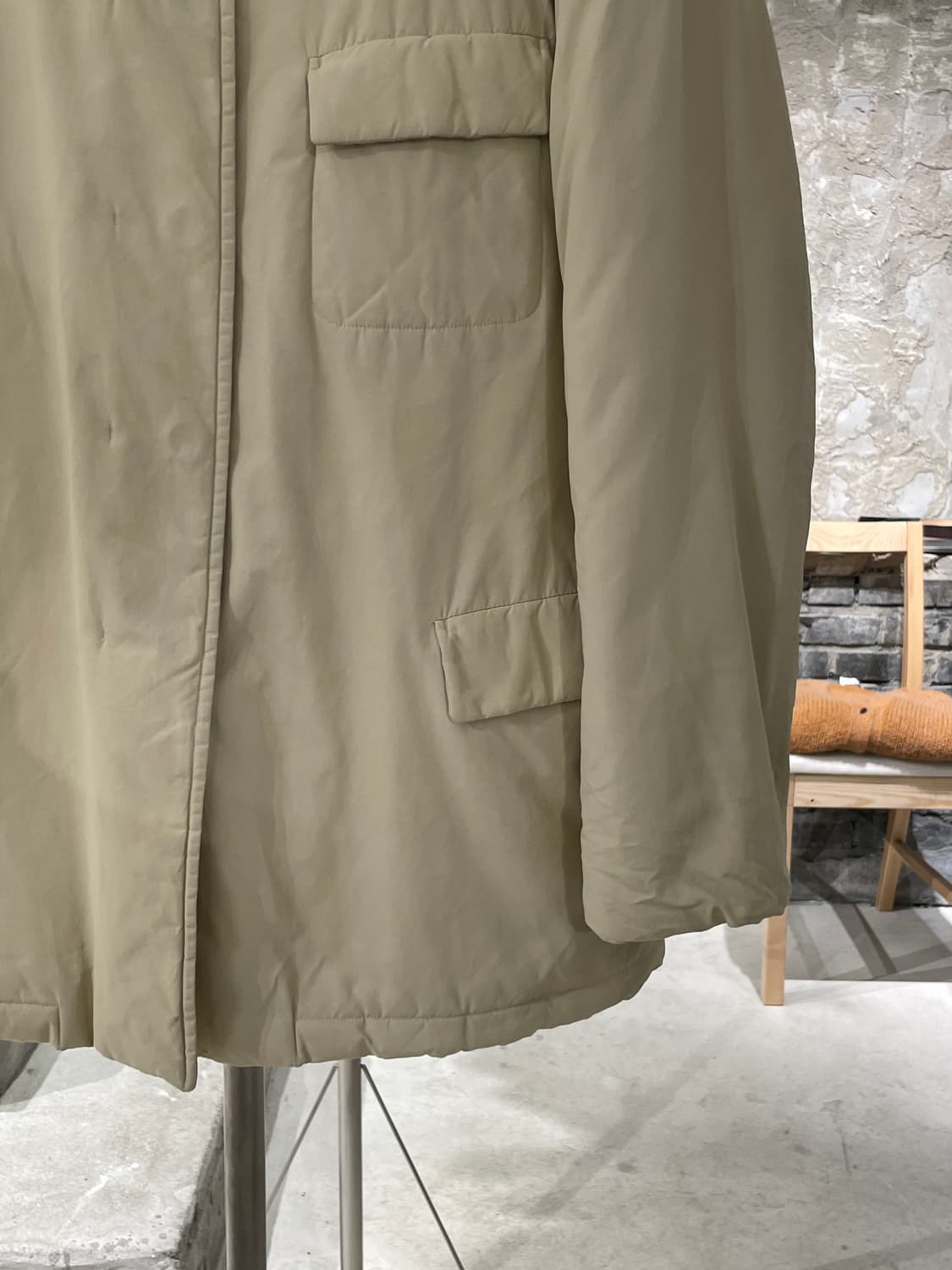 질샌더 슈크림 히든 버튼 누빔 자켓 상품이미지5