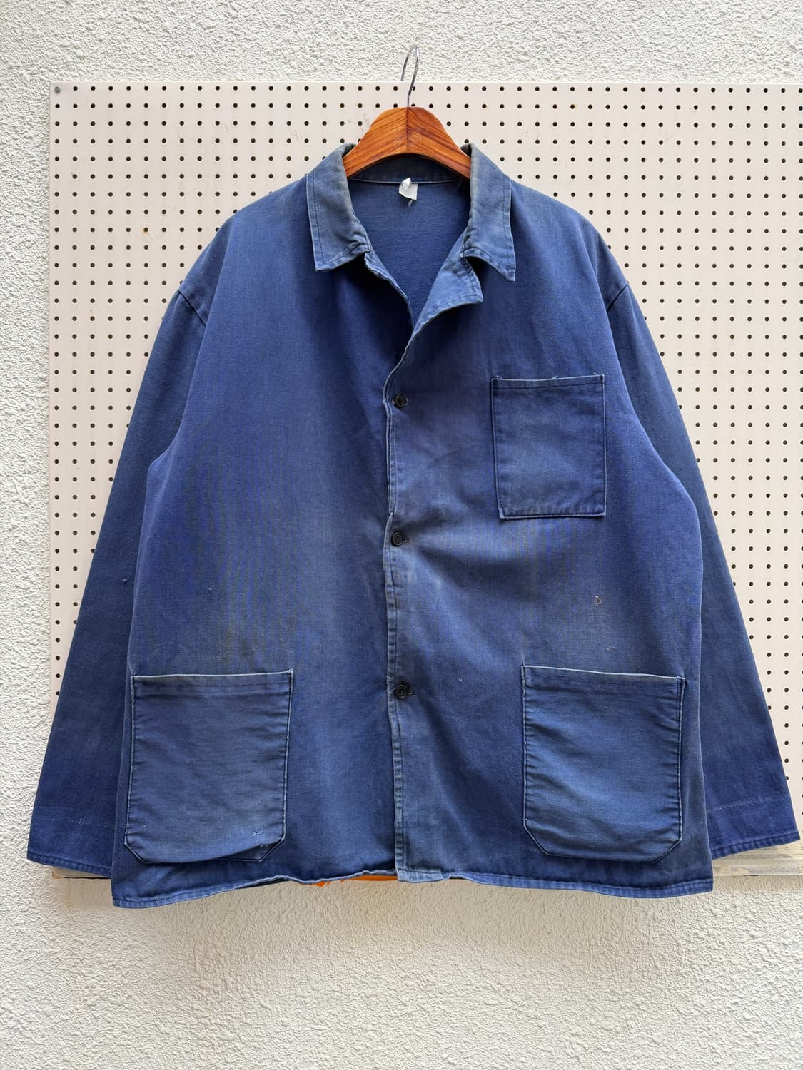 OLD VINTAGE FADED OPEN COLLAR 프렌치워크자켓 상품이미지1