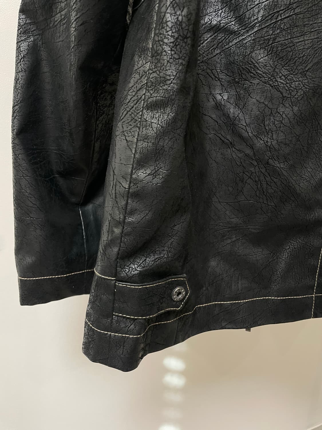 (XL) DKNY composite peel 크랙 자켓 상품이미지5