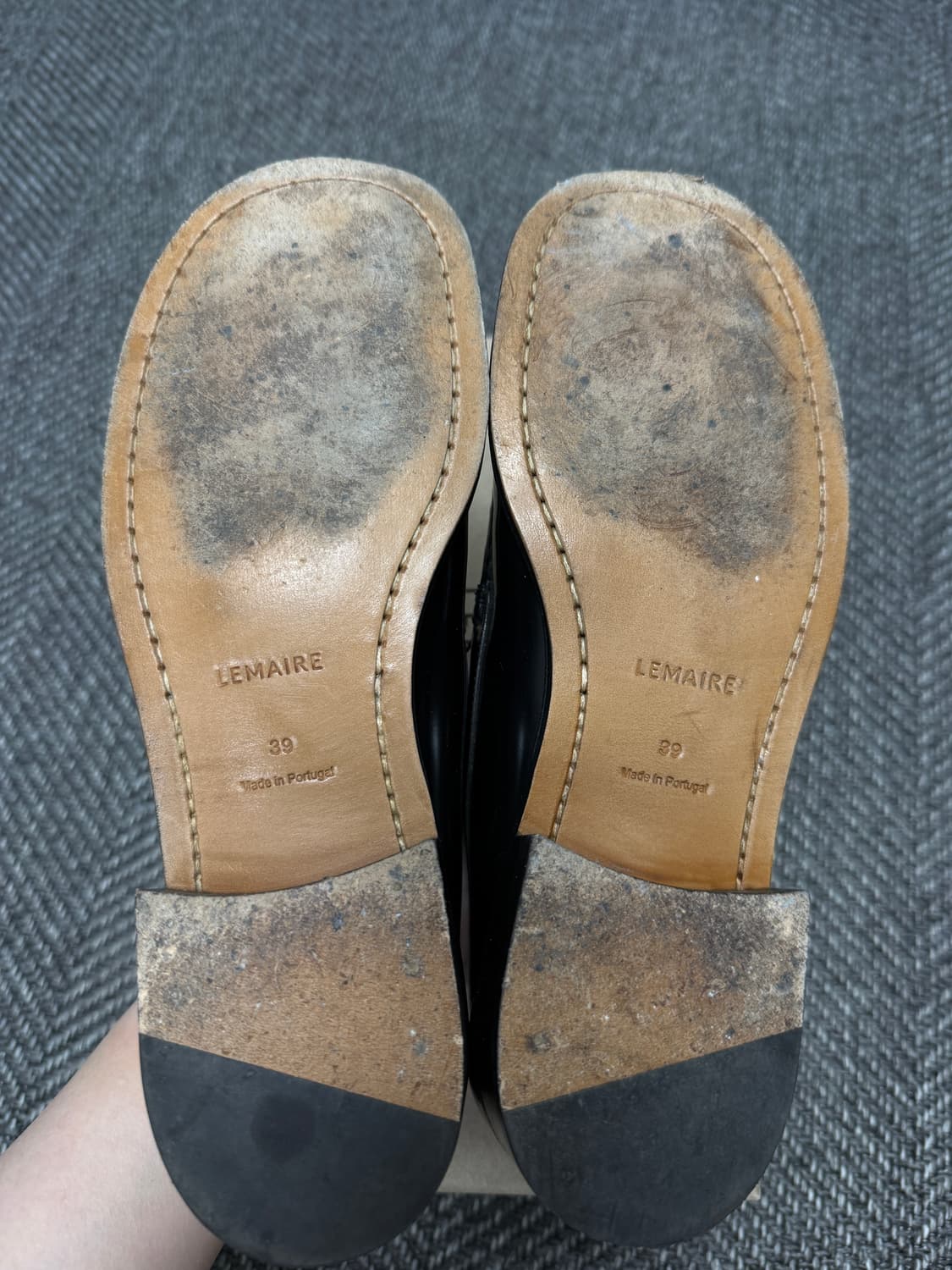 르메르 스퀘어토 남자 로퍼 블랙 상품이미지6