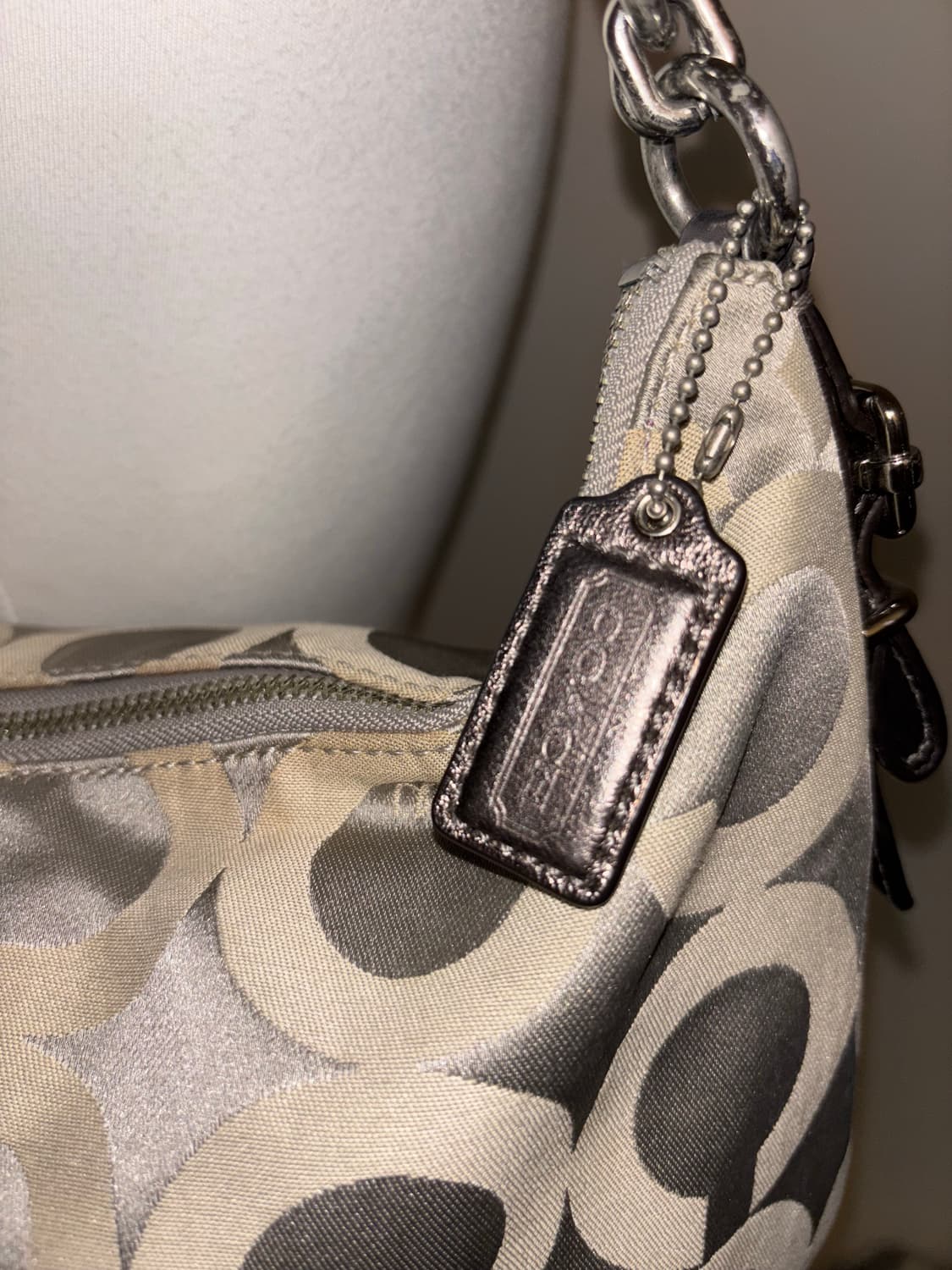 Coach vintage silver shoulder bag 상품이미지6