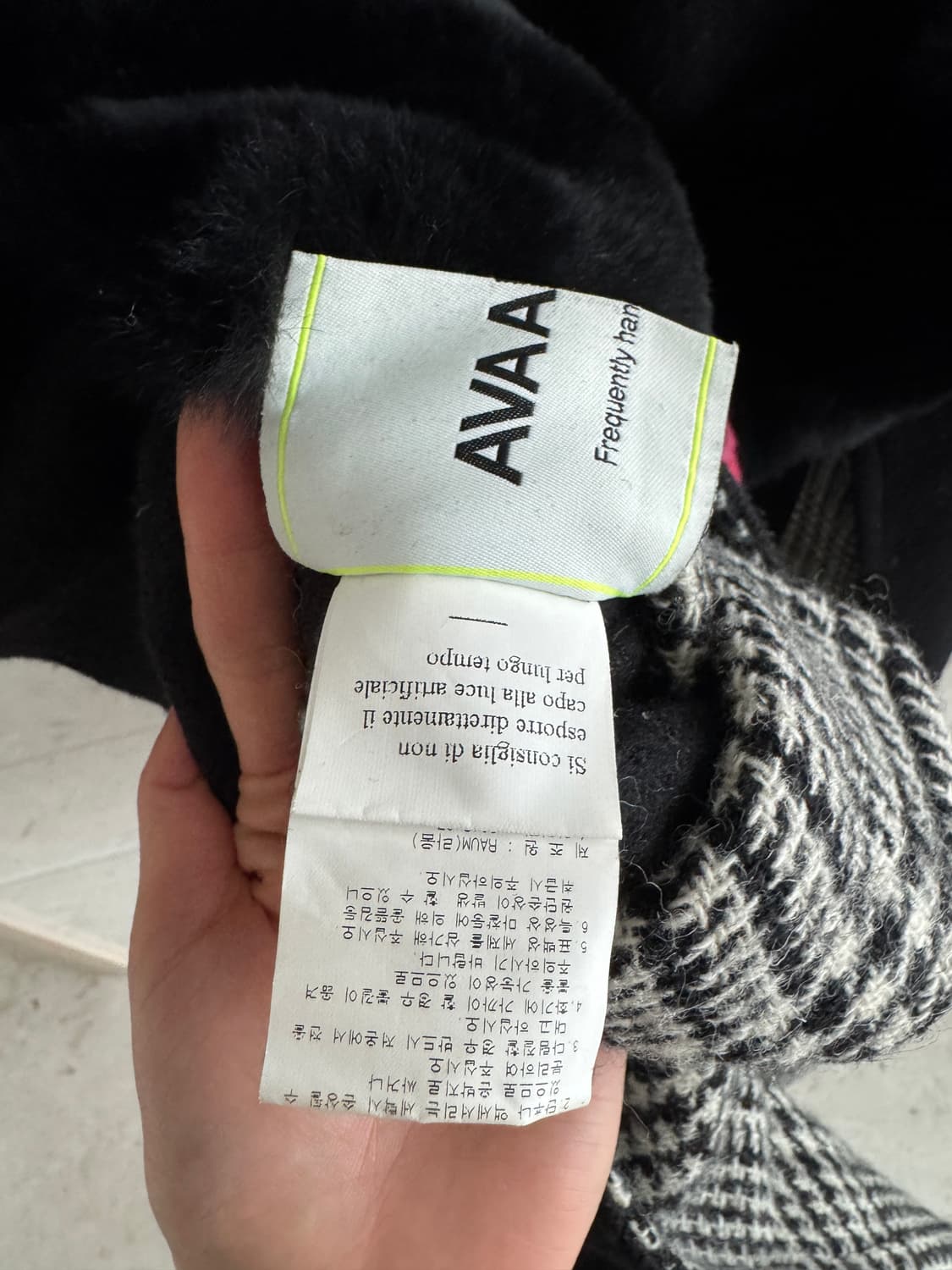 (정가 150만원) 아바아도르 AVA ADORE 리버시블 코트 38 상품이미지8