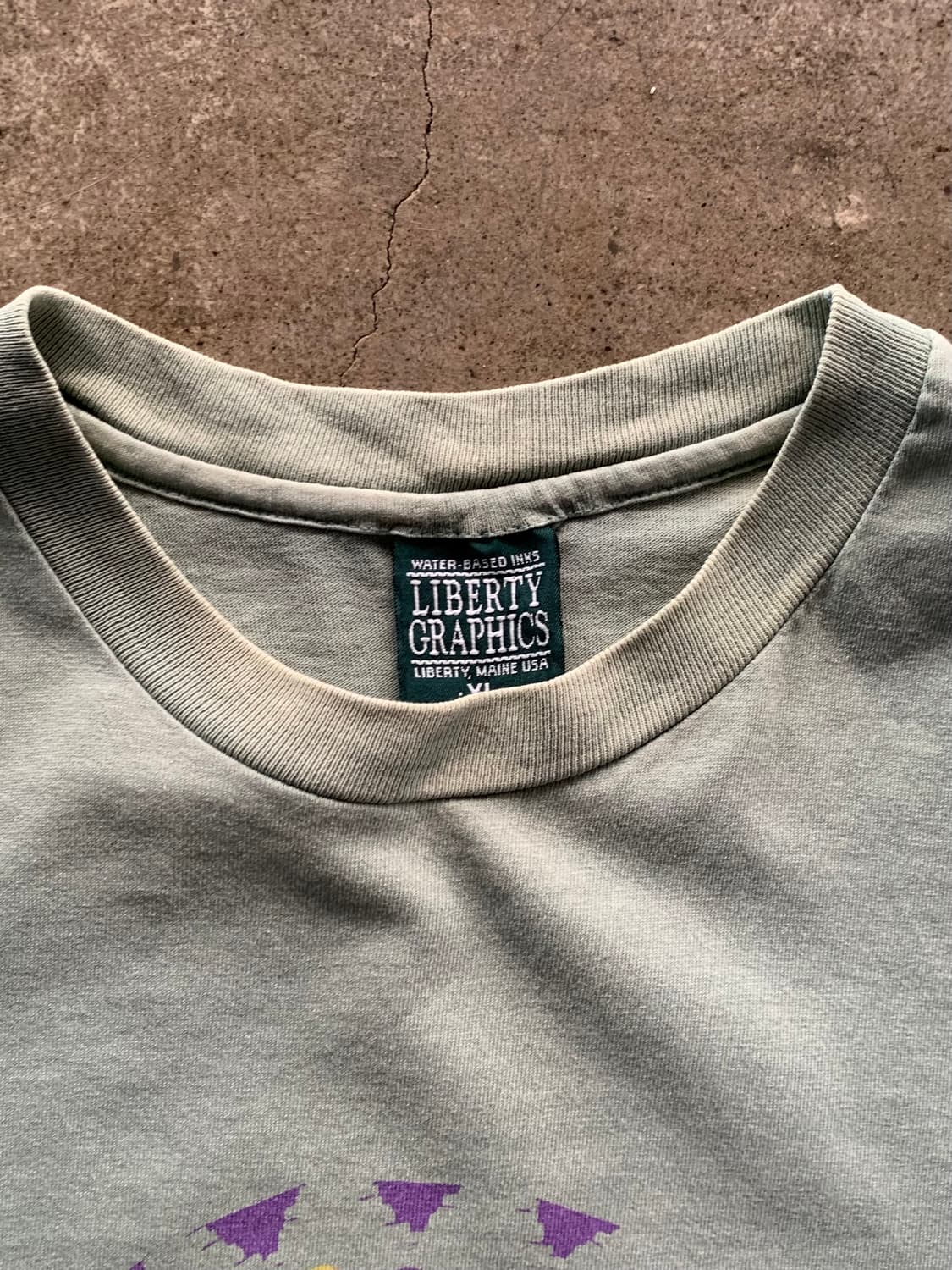 90s 엘엘빈 X 리버티 그래픽스 프린팅 티셔츠 상품이미지3