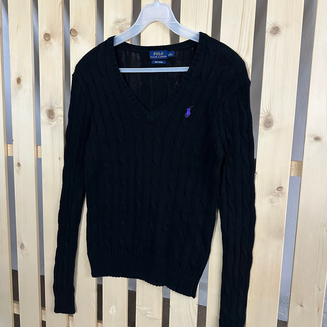 (S) 폴로 랄프로렌 블랙 케이블 니트 스웨터 상품이미지2