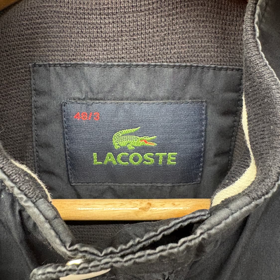 라코스테 블랙 봄버 자켓 공용 M 상품이미지4