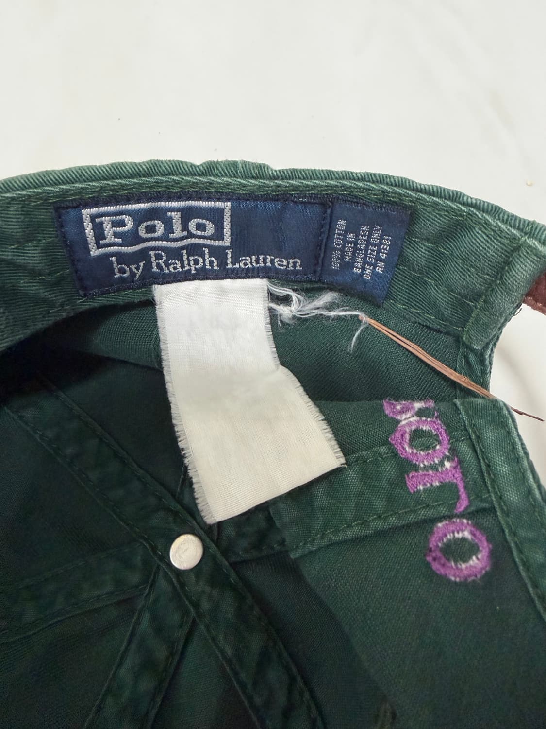 폴로 랄프로렌 볼캡 초록색 상품이미지2