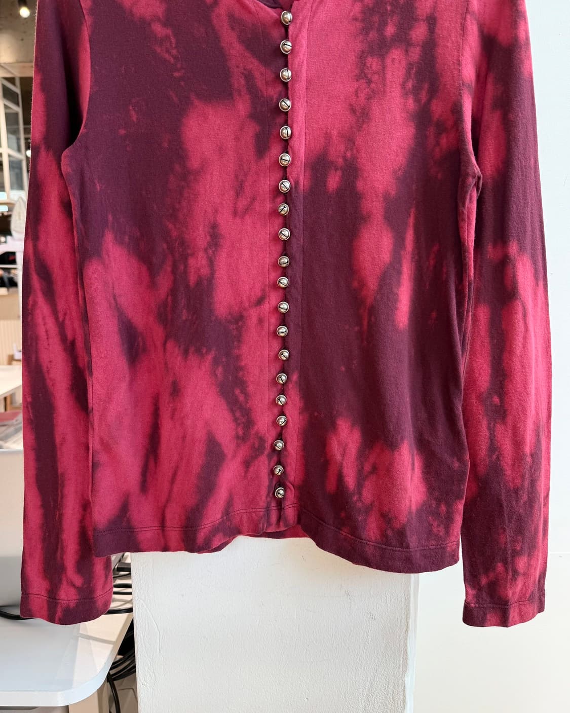 준야 와타나베 AD2004 벨 텍스처 타이 다이 롱 슬리브 상품이미지6