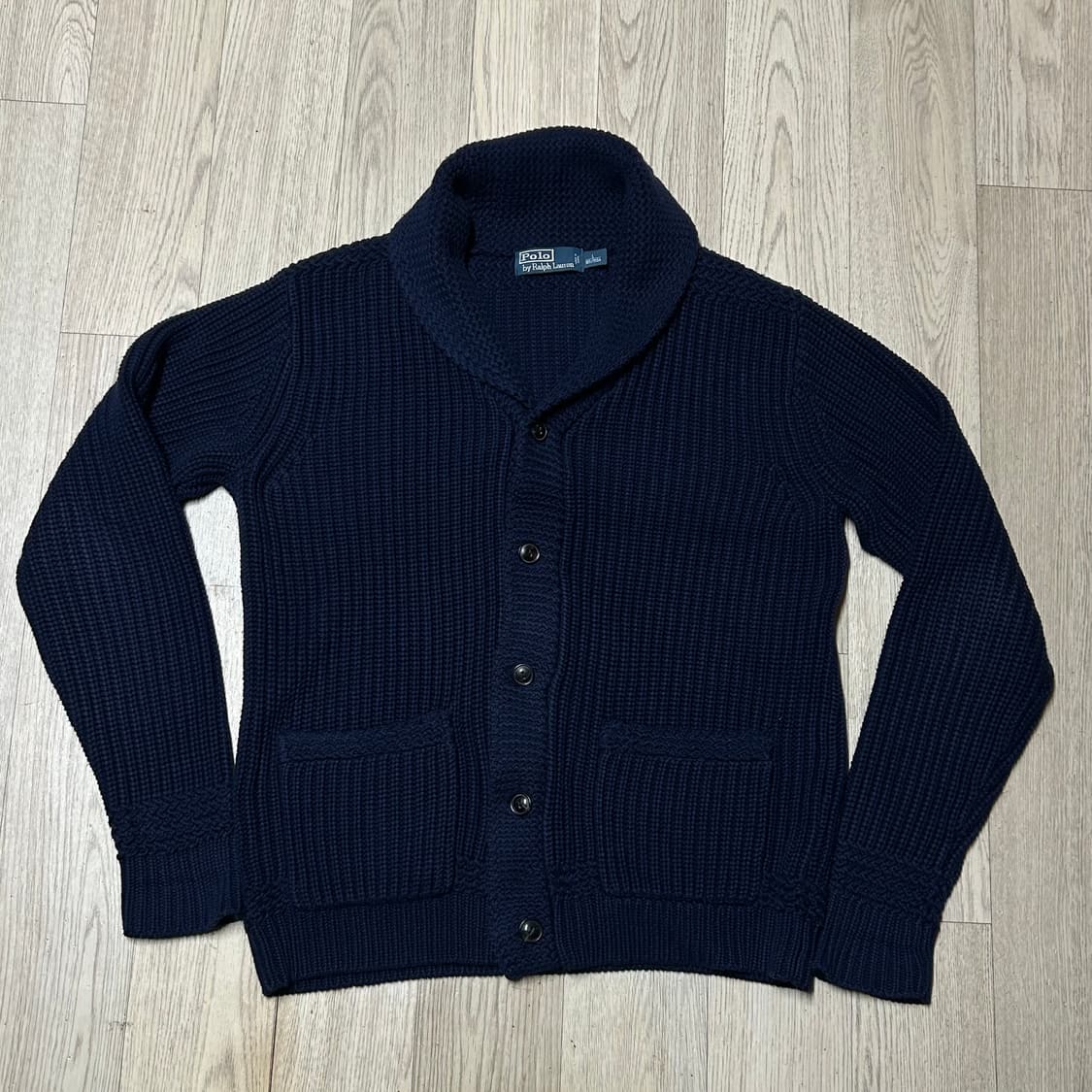 폴로랄프로렌 숄카라 두툼한 가디건 105 상품이미지1