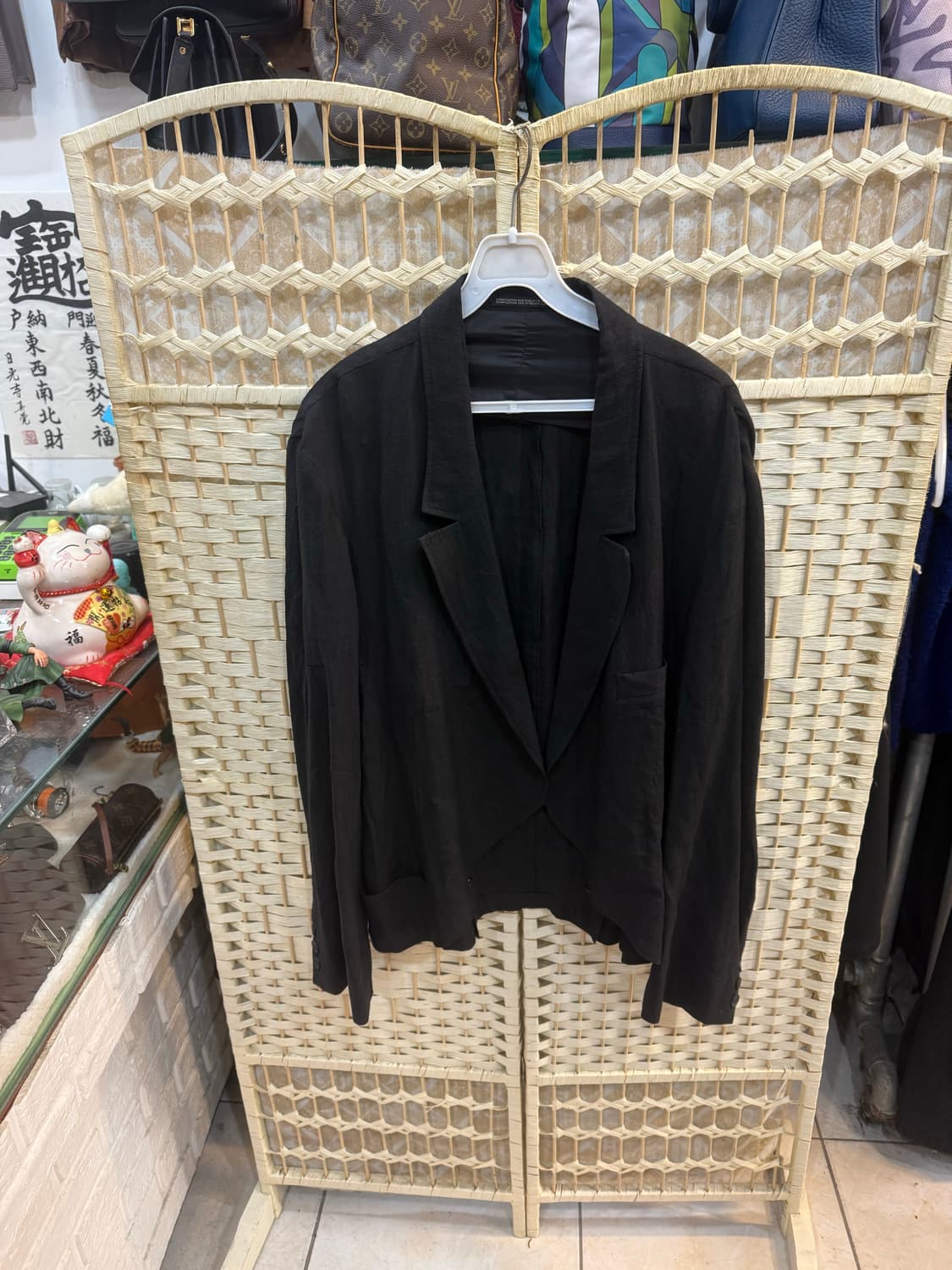 4/105/21ss 정품 요지야마모토 백프린트 자켓 팝니다 상품이미지1