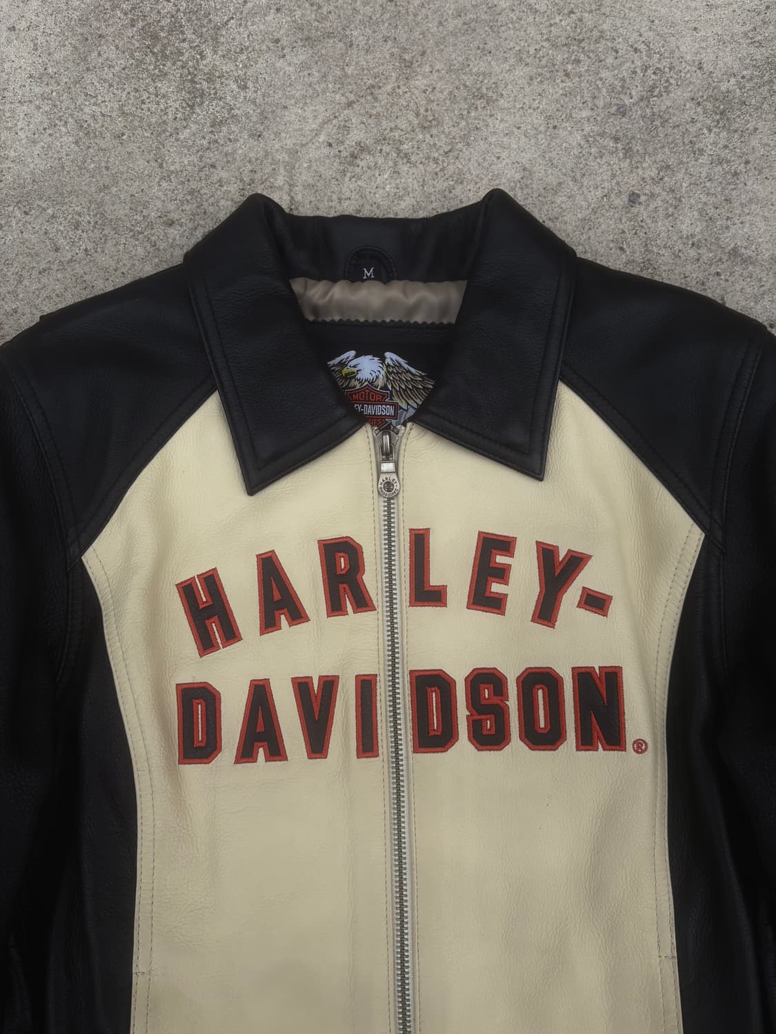 90s 할리데이비슨 싱글 라이더 가죽자켓 M 상품이미지3