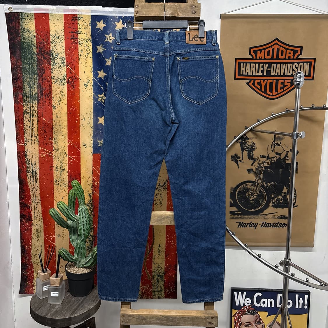 00s 리 라이더스 재팬라인 데님 배기팬츠 쉴드포켓 N545 상품이미지2