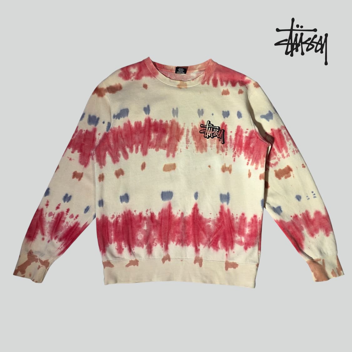 [M]스투시 타이다이 크루넥 맨투맨 스웻셔츠 상품이미지1