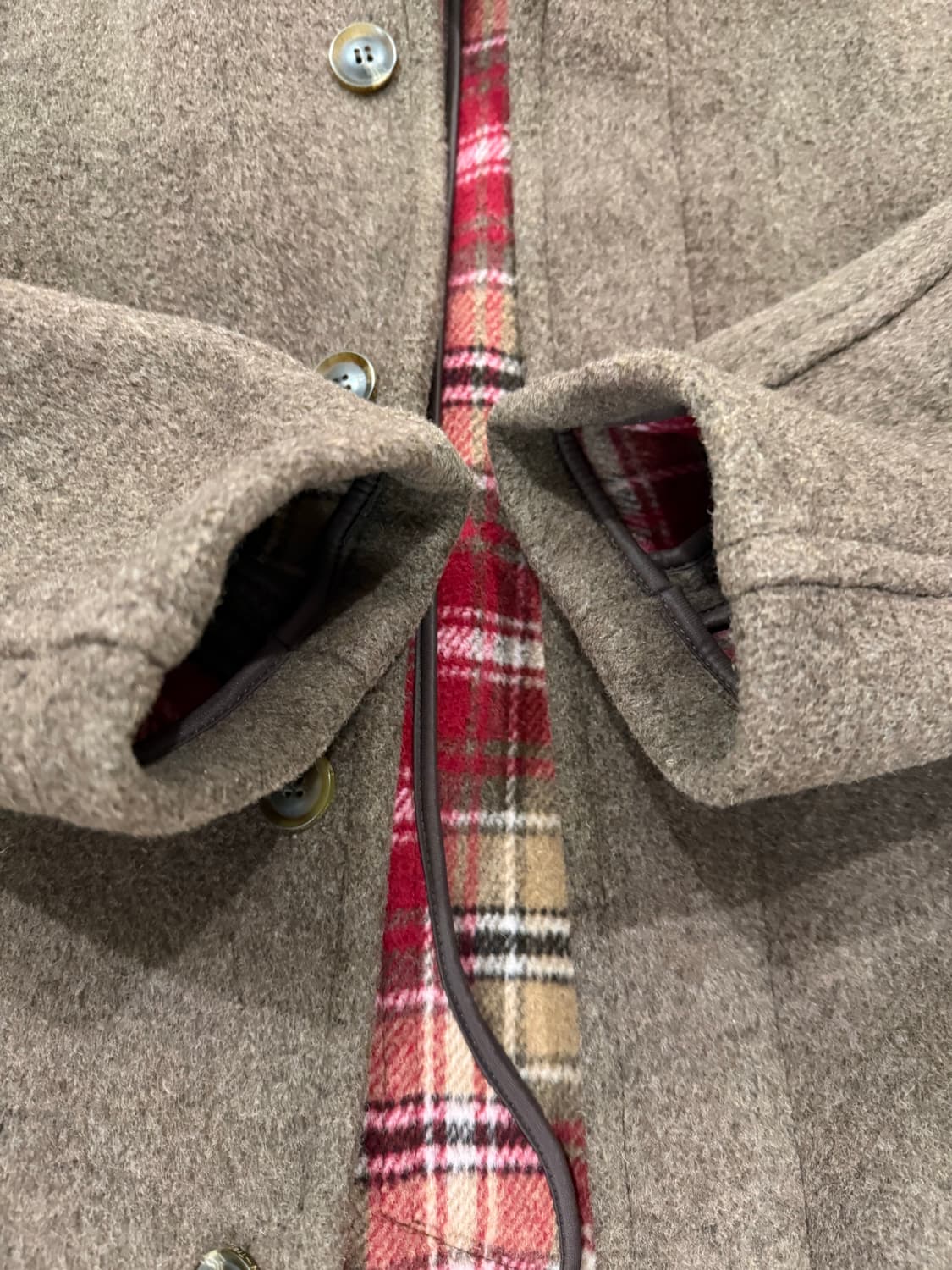 [Made in England] 런던트레디션 발마칸 코트 코코아브라운 상품이미지3