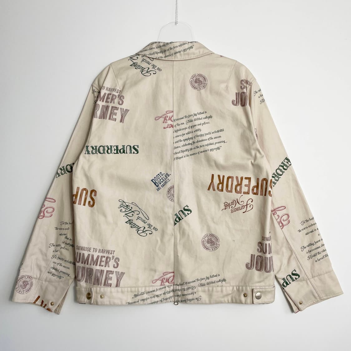 A1 슈퍼드라이(SUPERDRY) 집업 워크 재킷 L사이즈 상품이미지3