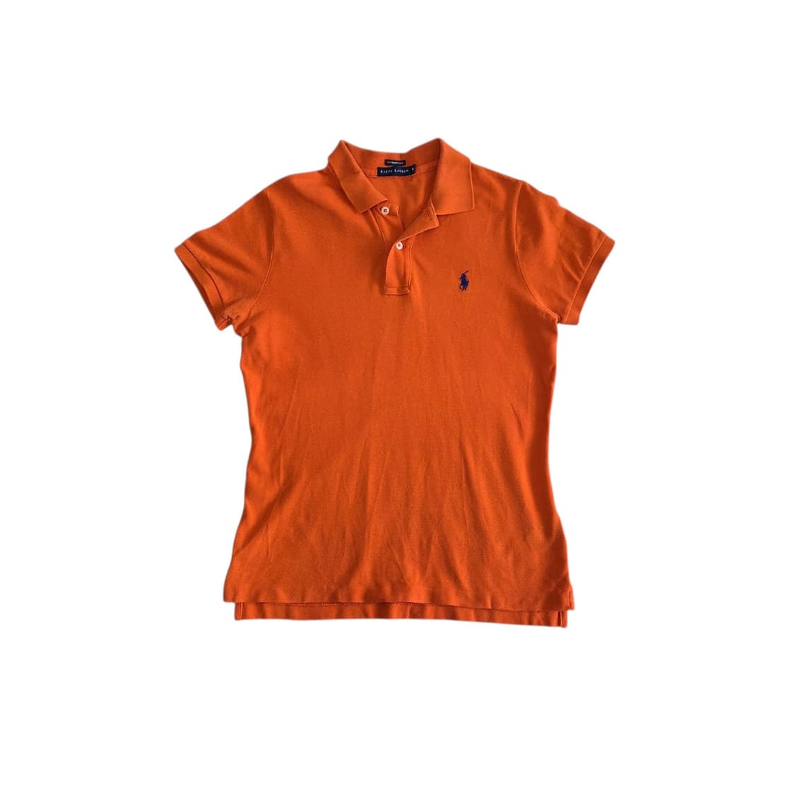 Ralph Lauren 랄프로렌 여성 슬림 카라 반팔 티셔츠 상품이미지1