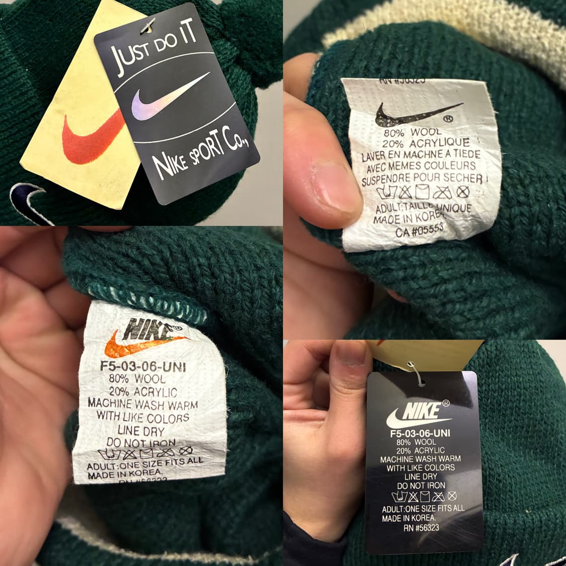 (F)90s Nike 나이키 스우시 빈티지 방울비니 나이키비니 상품이미지10