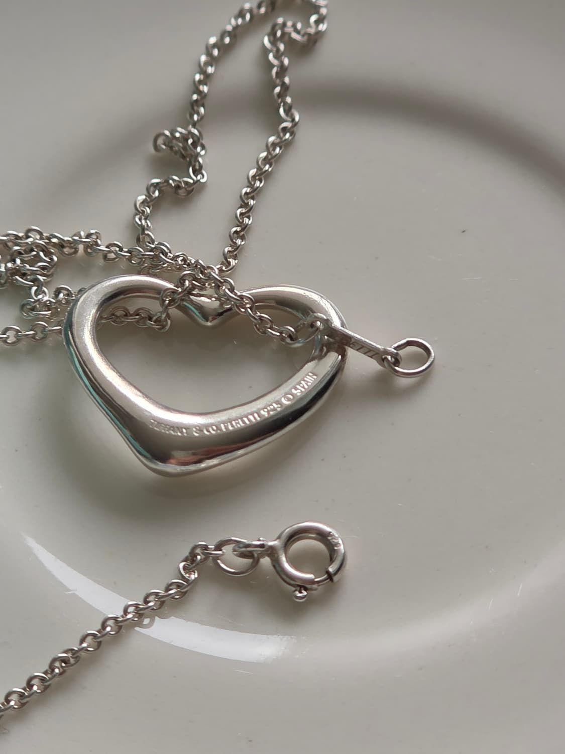 티파니앤코 엘사퍼레티 오픈하트 22mm 실버925 목걸이 상품이미지3