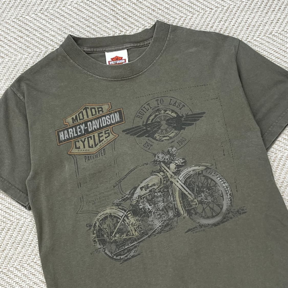 usa 할리데이비슨 헤인즈 반팔티 r3178 상품이미지3