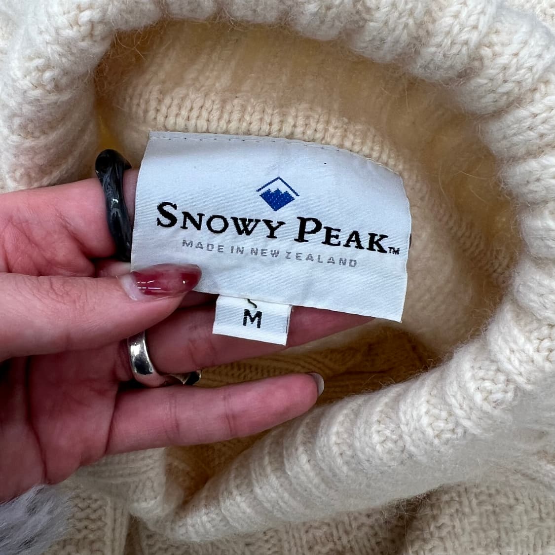 snowy peak 메리노울 니트 r2657 상품이미지5