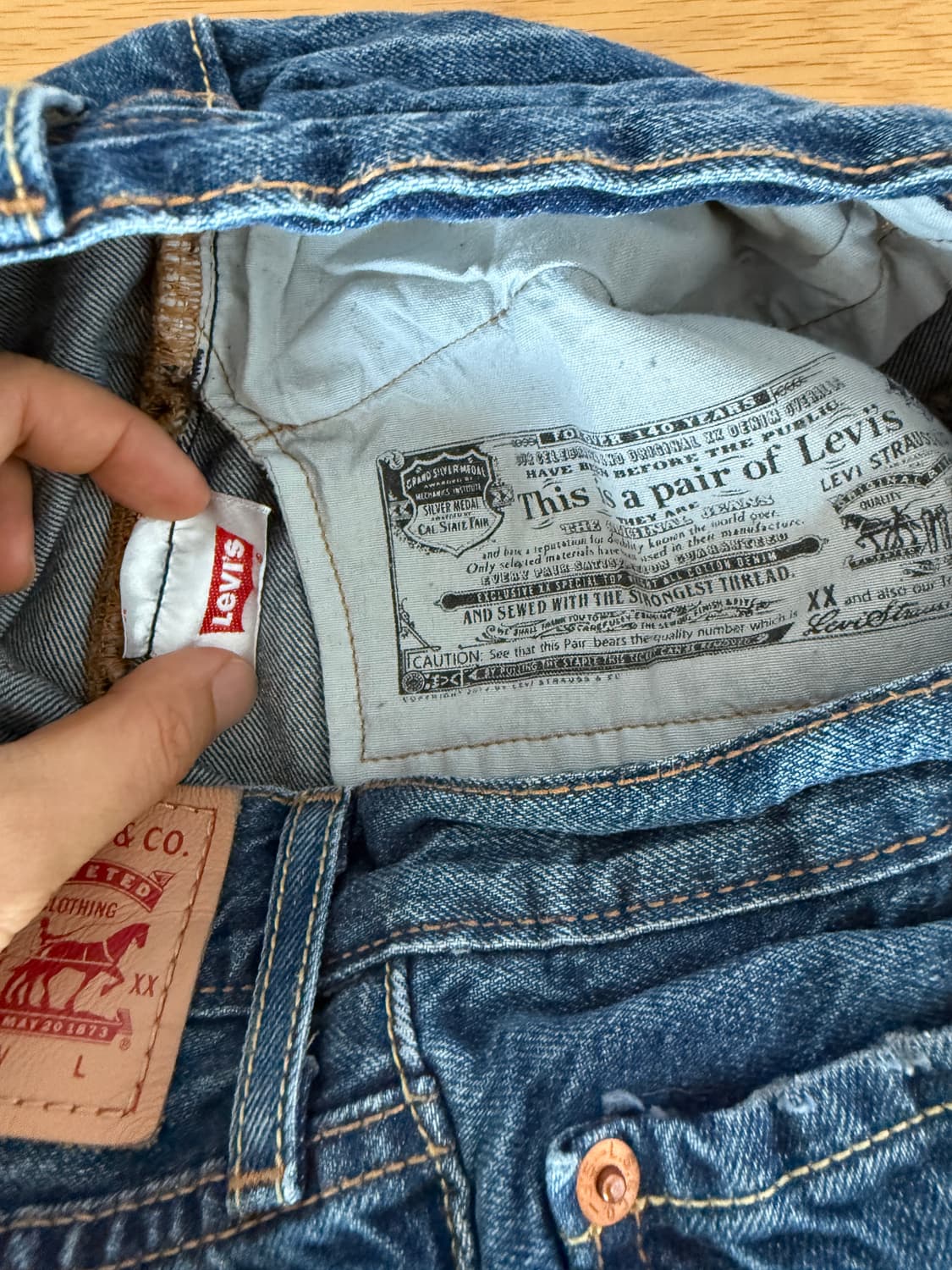 리바이스(Levi's) 501 데님 팬츠 상품이미지9