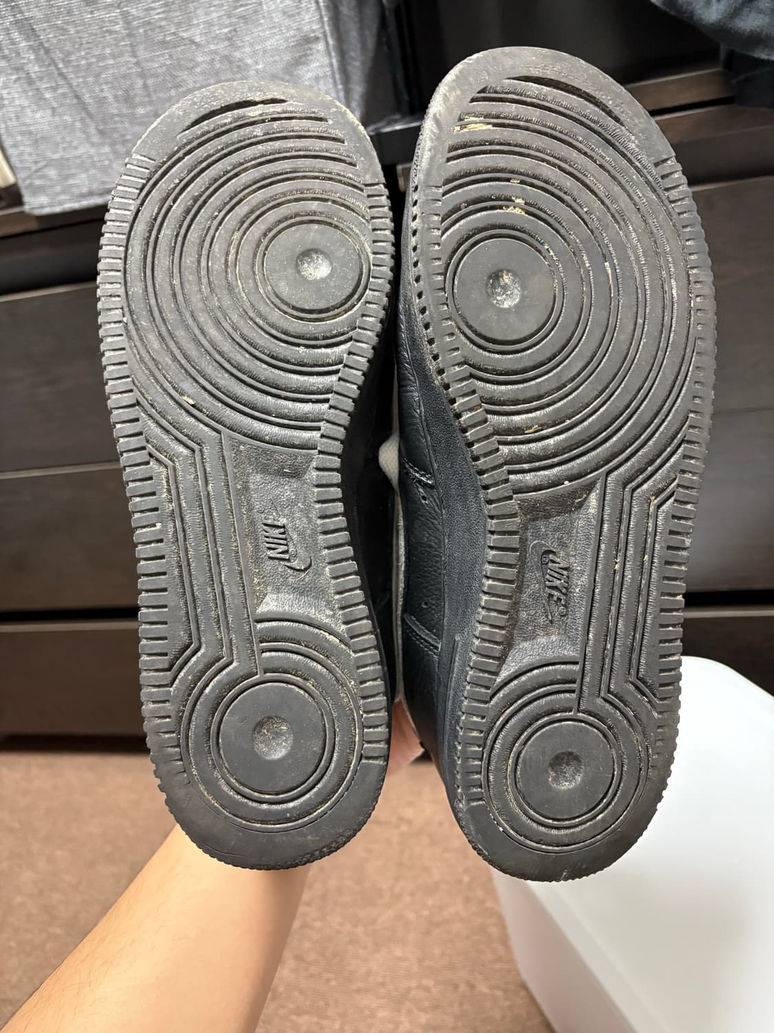 Nike 나이키 에어포스 1 qs 블랙 275 상품이미지3