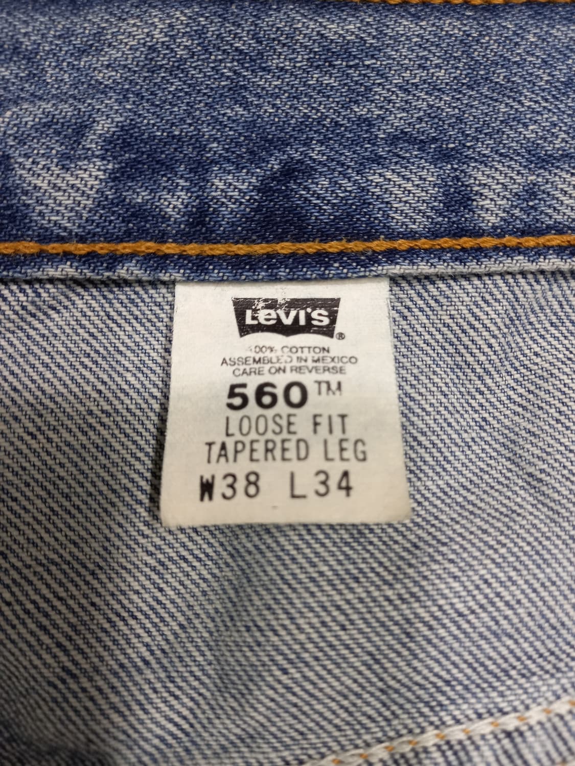 38 90's 리바이스560 Mexico RedPont  38-156 상품이미지9