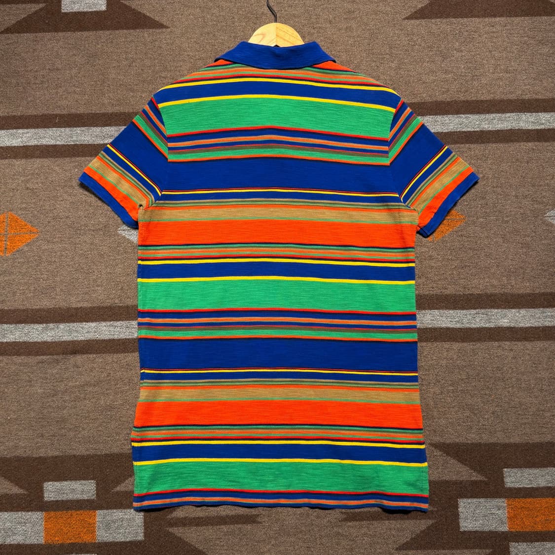 폴로랄프로렌 스트라이프 pk 반팔 카라티 L 블랭킷 코튼 상품이미지4