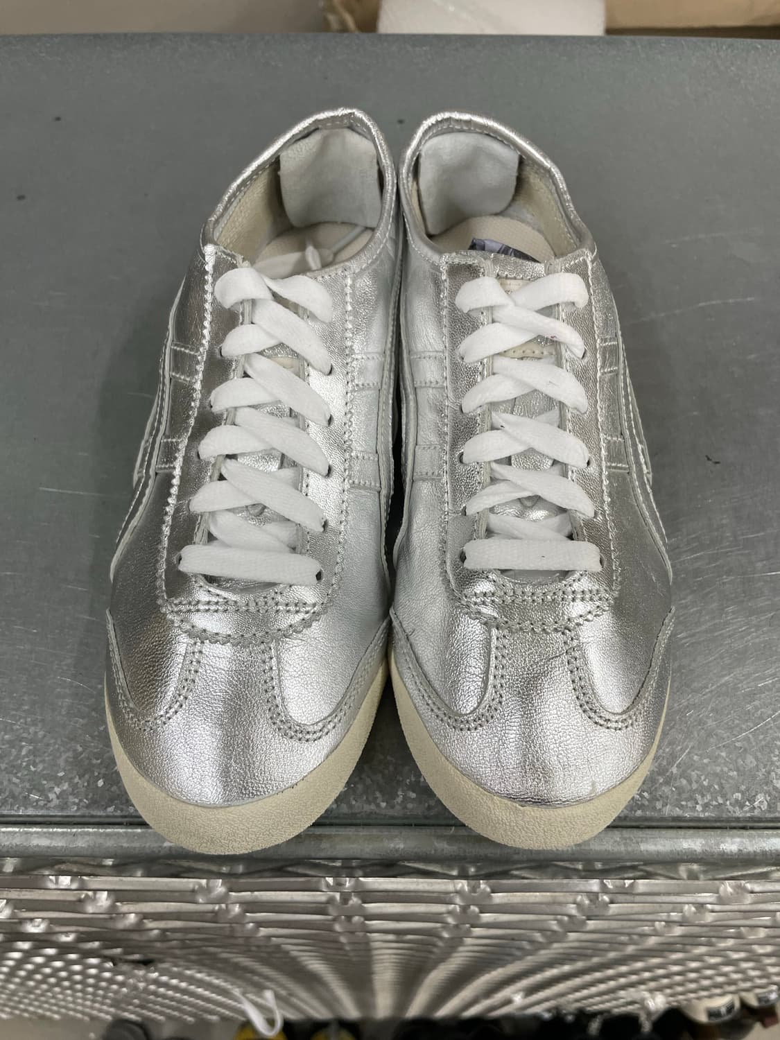 오니츠카 타이거 멕시코 66 SD 실버 235 상품이미지5