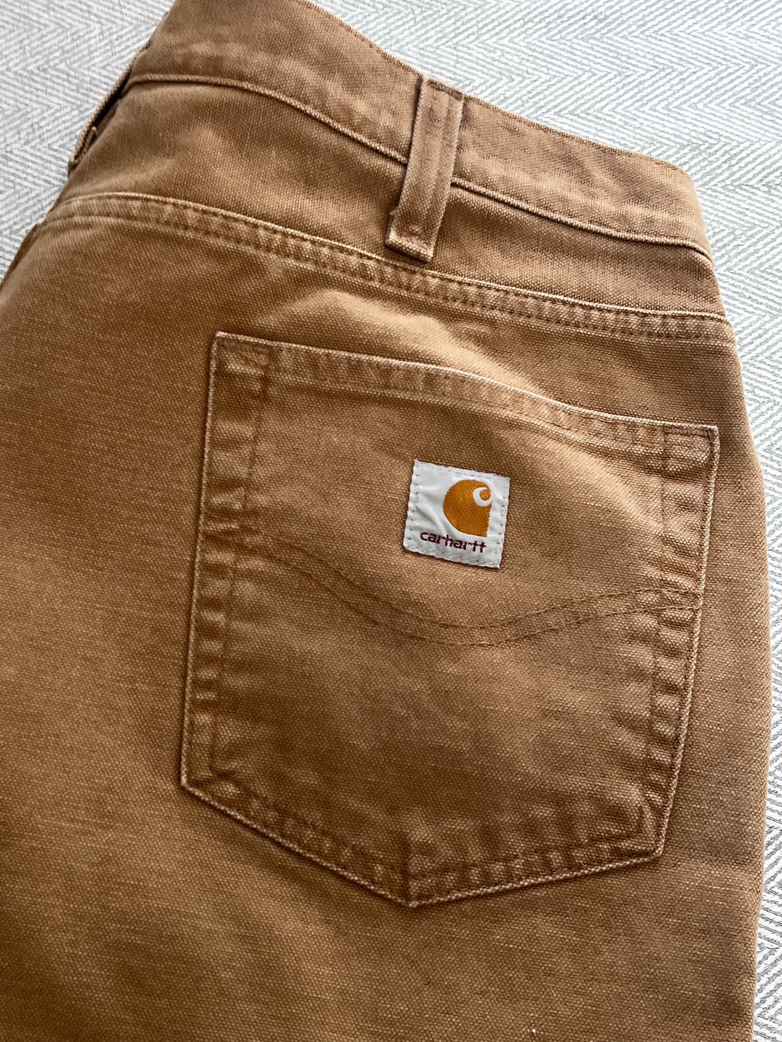 칼하트 브라운 워크 팬츠 릴렉스핏 38인치 상품이미지9