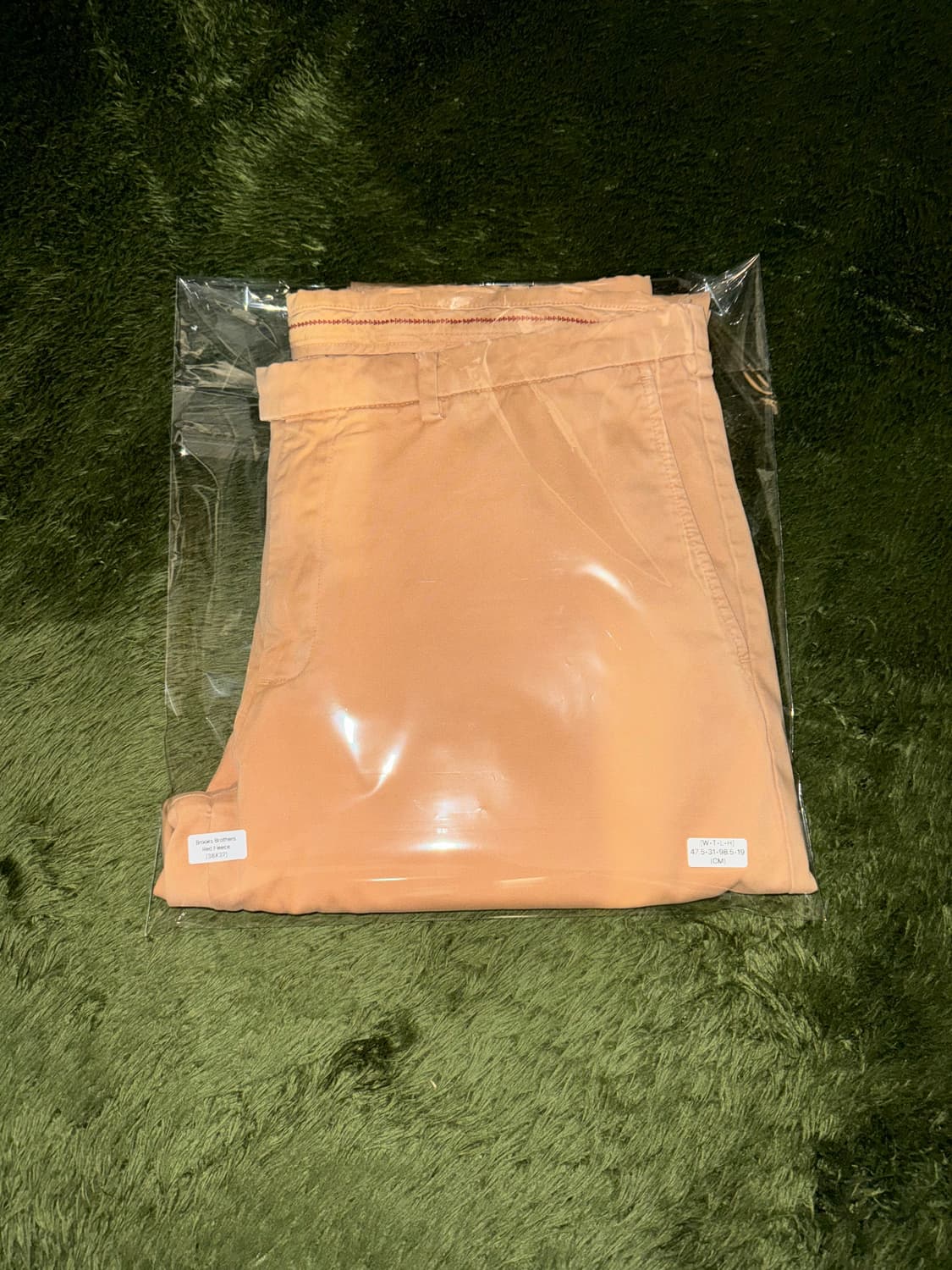 [38X32] 브룩스 브라더스 레드 플리스 코튼 트라우저 베이지 상품이미지10