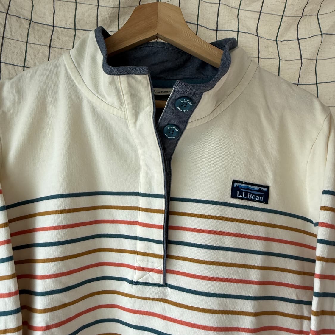 엘엘빈(LLbean) 헨리넥 스트라이프탑 상품이미지5