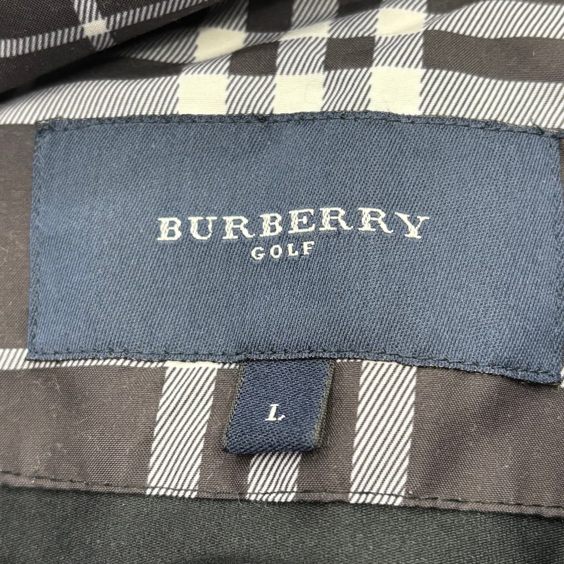 L 버버리 골프 탈부착 노바체크 반집업 바람막이 상품이미지5