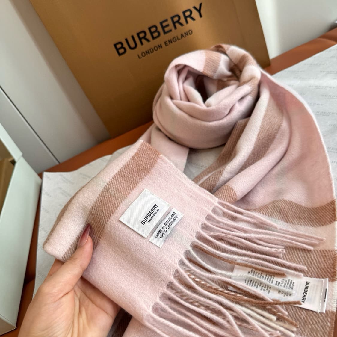 버버리 리버서블 스카프 100% 램스울
 상품이미지4