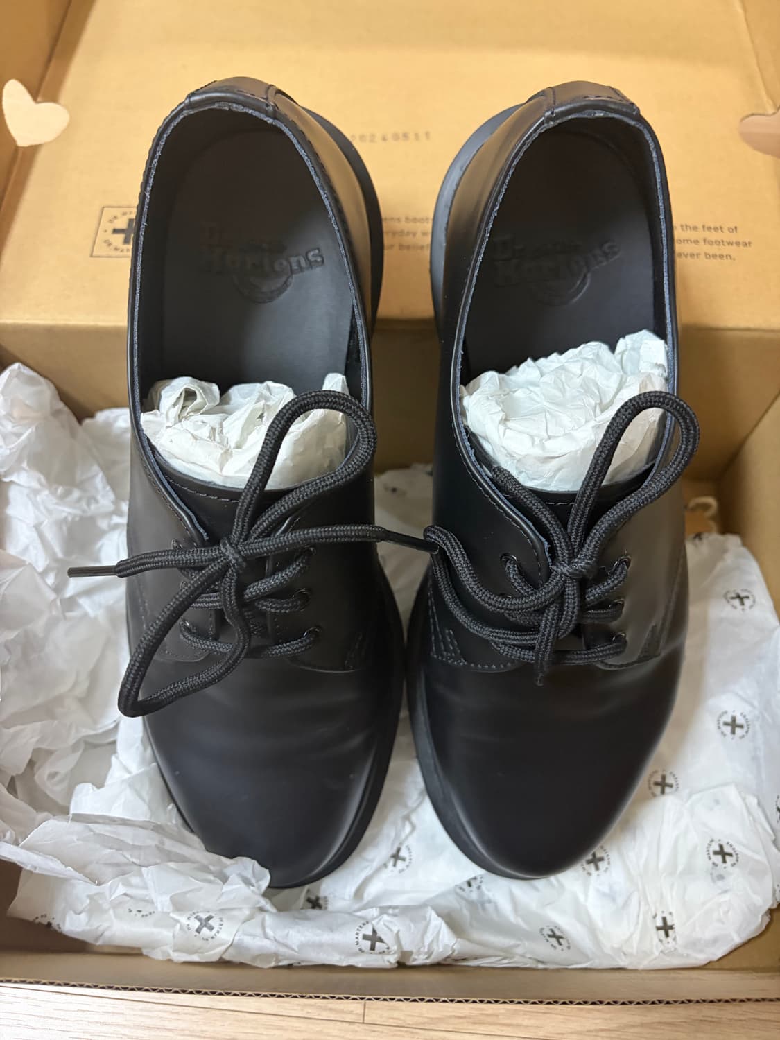 닥터마틴 1461 모노블랙 UK7 상품이미지2