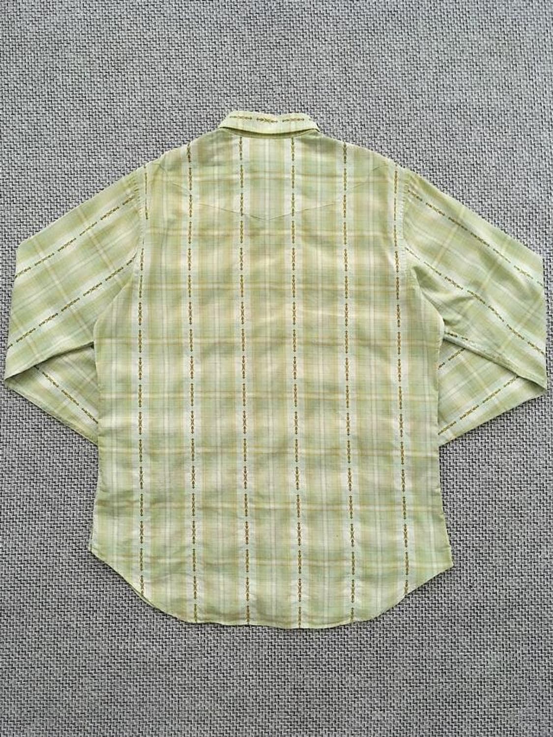 90s Ethnic Pearl snap western shirts 상품이미지10