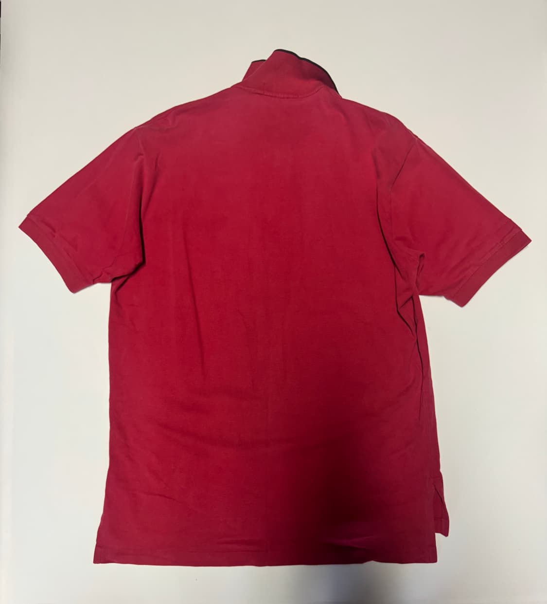 폴로 랄프로렌 오버핏 반팔 카라 티셔츠 레드 L ~ XL 상품이미지2