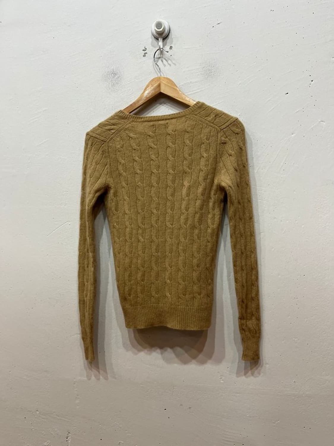 폴로랄프로렌 여성 울 캐시미어 케이블 니트 XS 상품이미지3