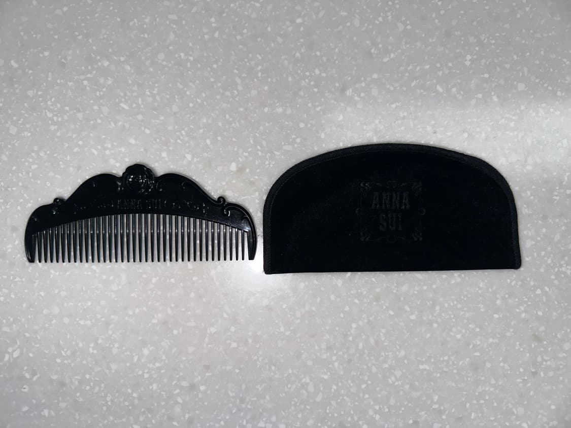 안나수이 Anna Sui 반달 헤어빗 새제품 상품이미지1