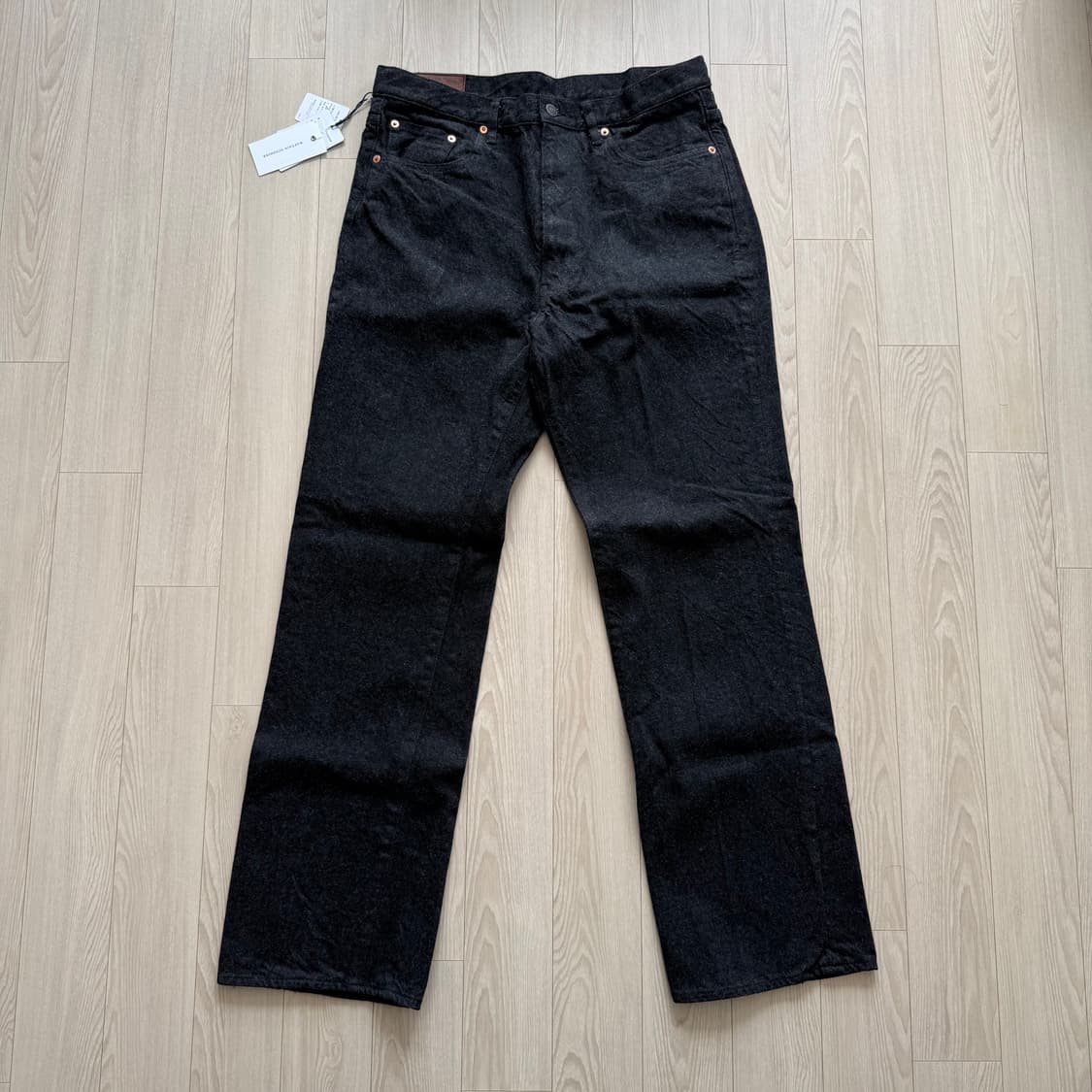 캡틴선샤인 스케이트 슈컷 데님 팬츠 블랙 원워시 34 상품이미지1