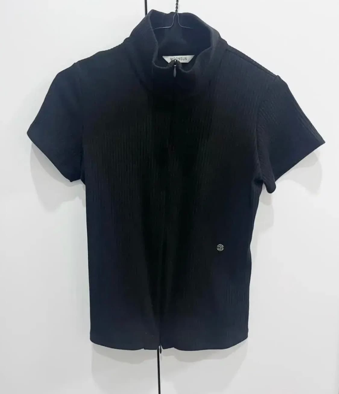 문선 2-way zip Slim  Top 상품이미지2