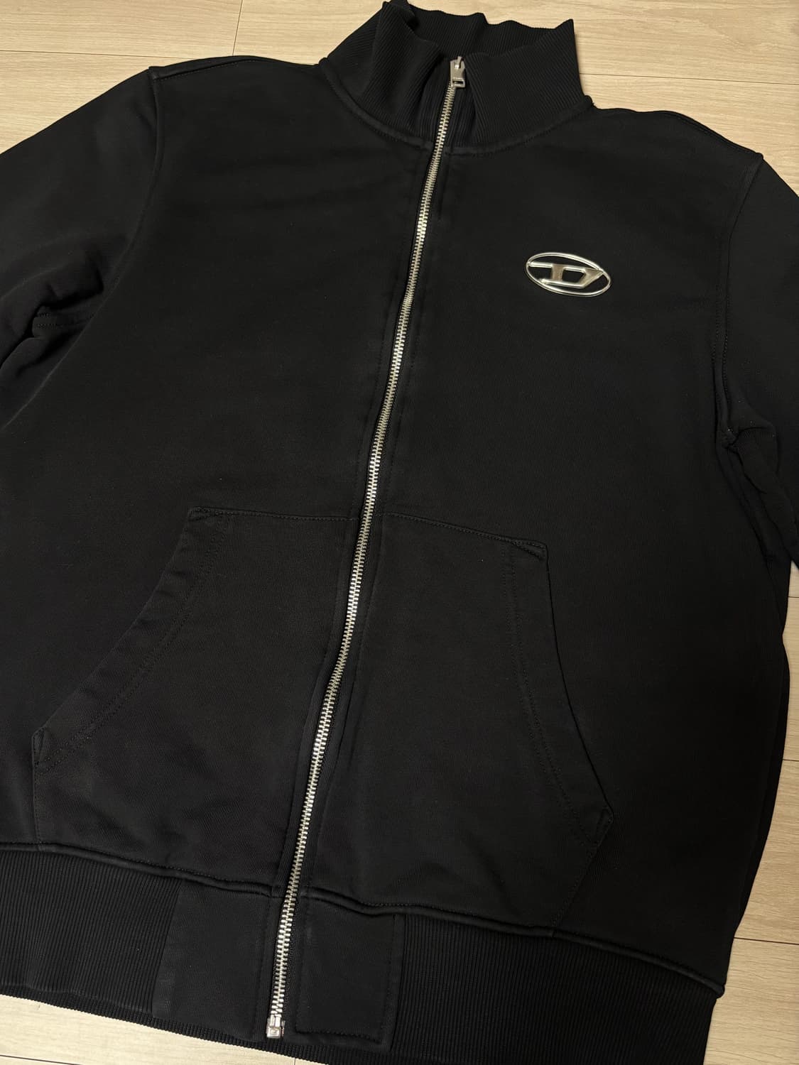 디젤 집업 스웨트셔츠 블랙 (택 영수증 O) 상품이미지2