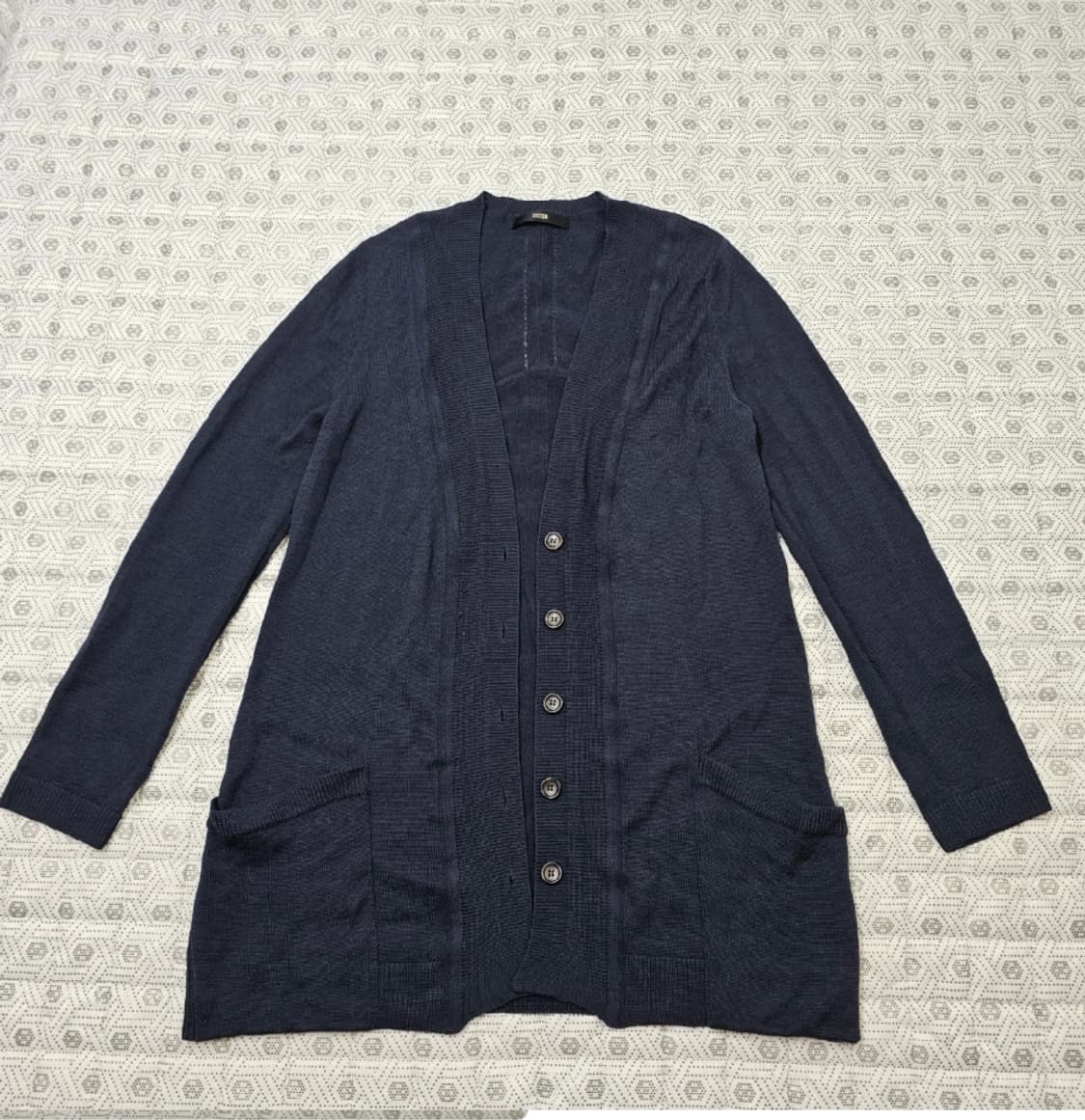 SYSTEM 시스템 가디건 네이비 ~F 상품이미지4