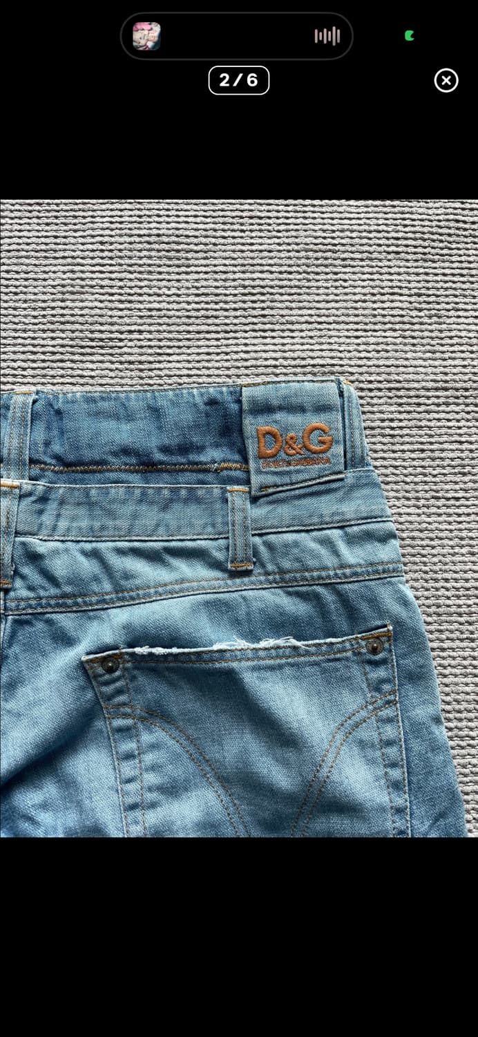 돌체앤가바나 더블 웨이스트 데님 상품이미지2