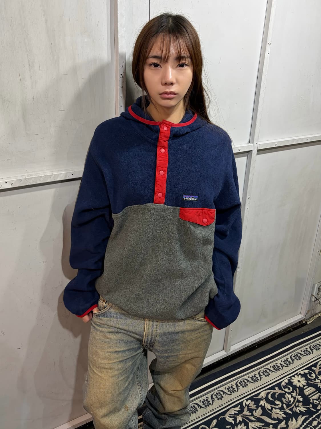 90s PATAGONIA synchilla fleece hoodie 상품이미지1