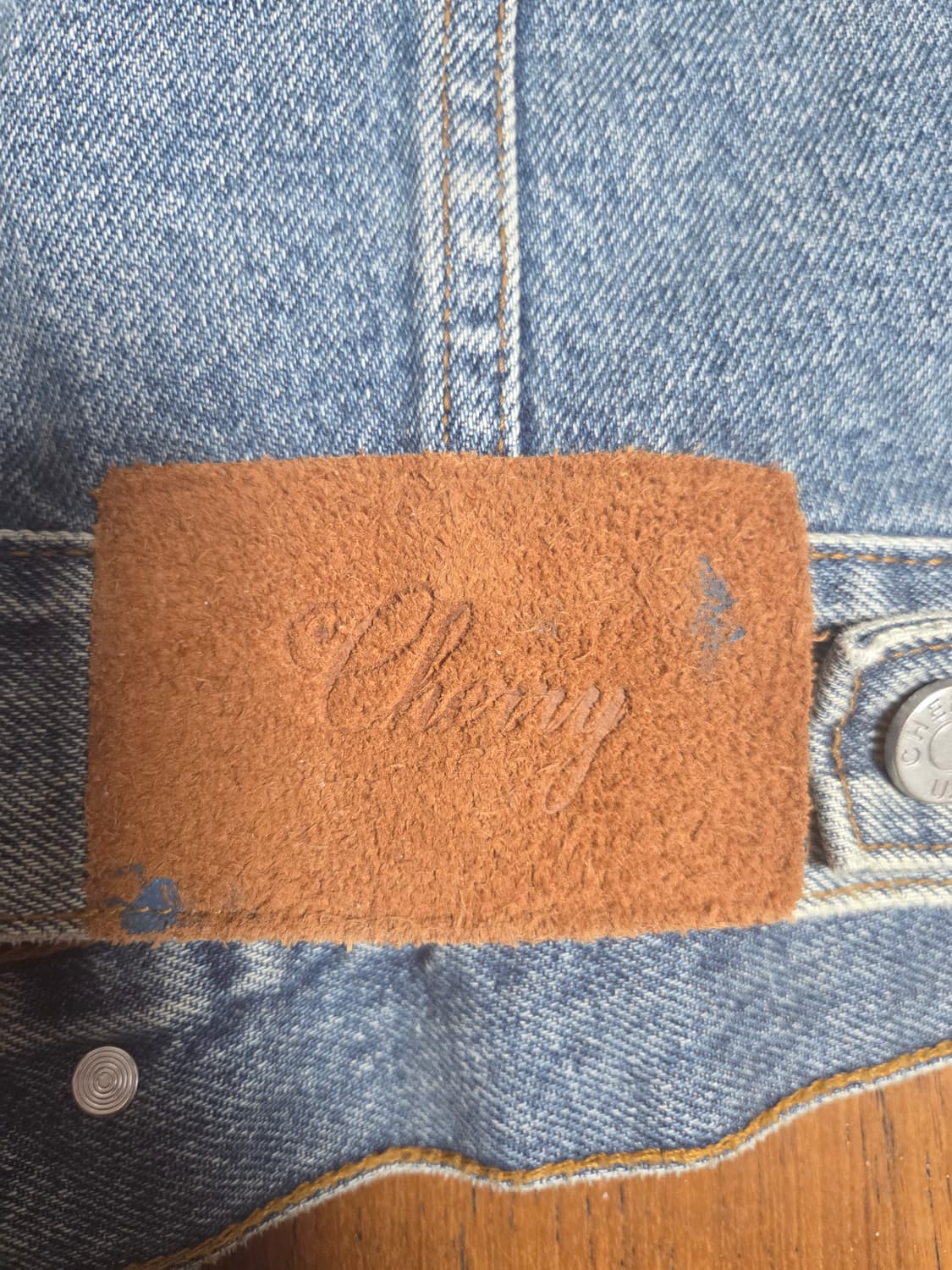 Cherry L.A. 페인팅 데님 트러커 자켓 상품이미지7