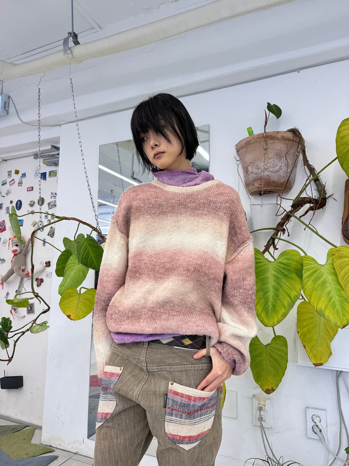 gradation oversized knit 상품이미지1