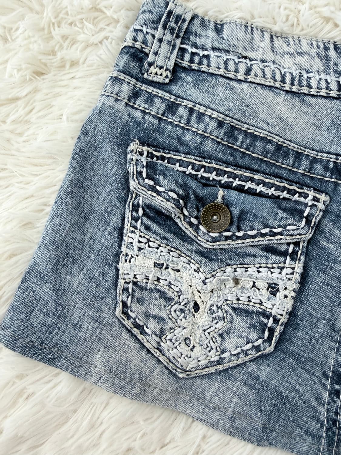 로우라이즈 데님 미니SK 상품이미지6